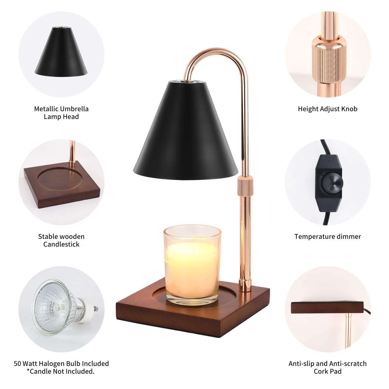 Electric Candle Warmer with an Aroma Candle