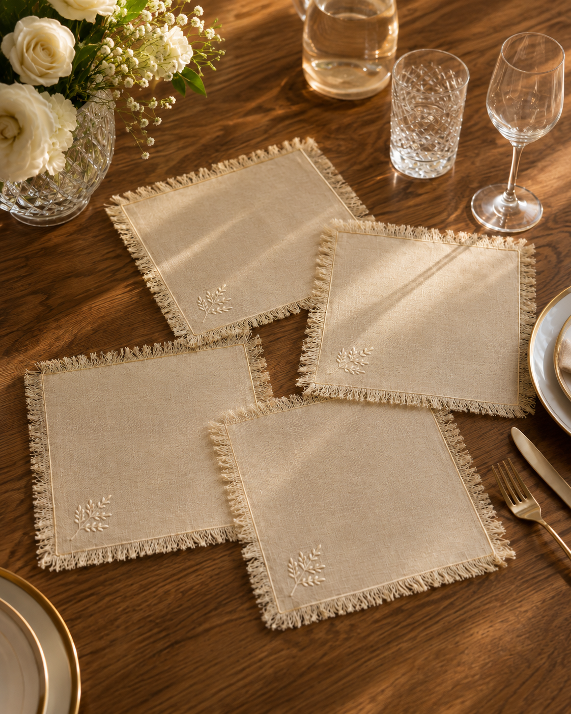 DINNER NAPKIN IVORY BEIGE