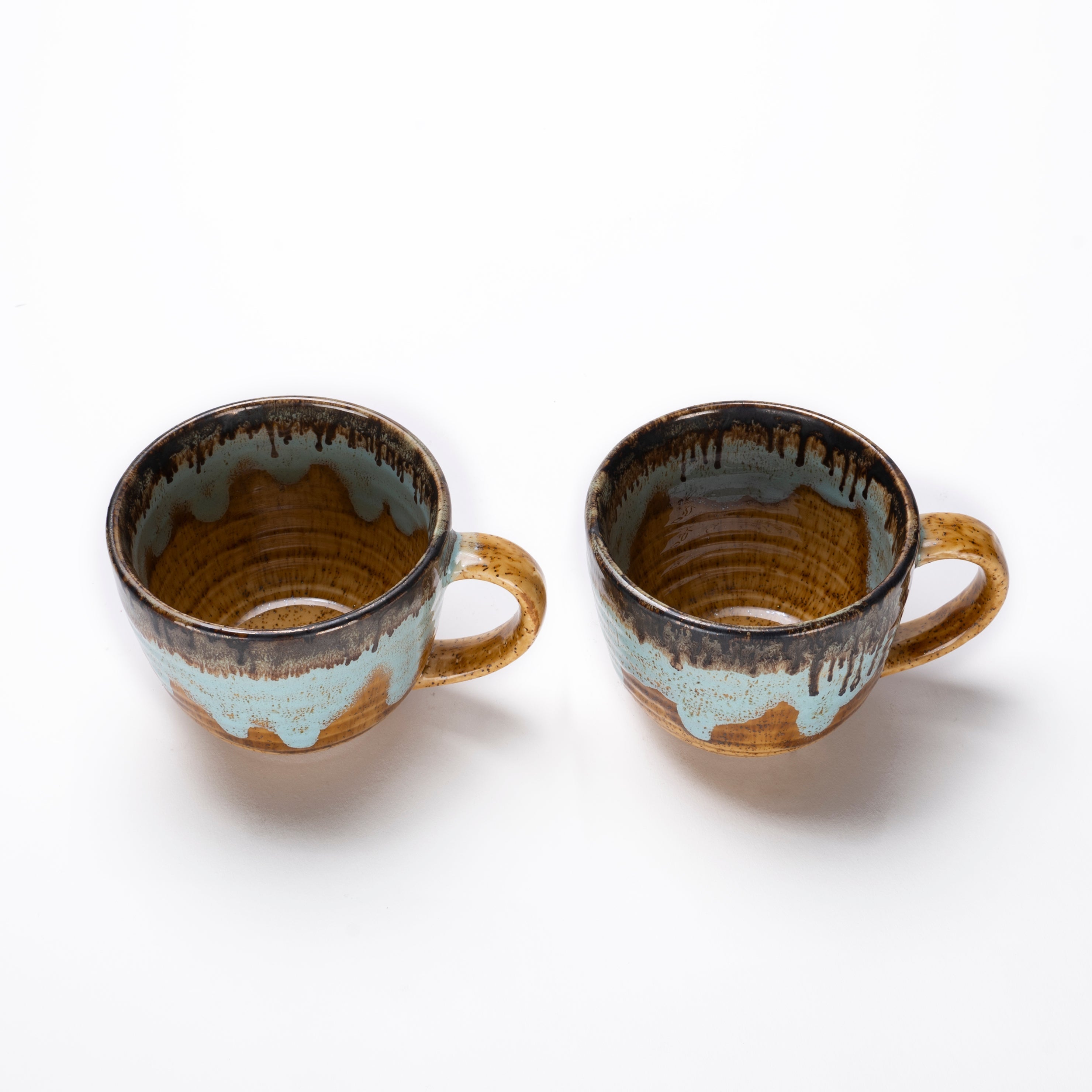 Coral mug set of 2