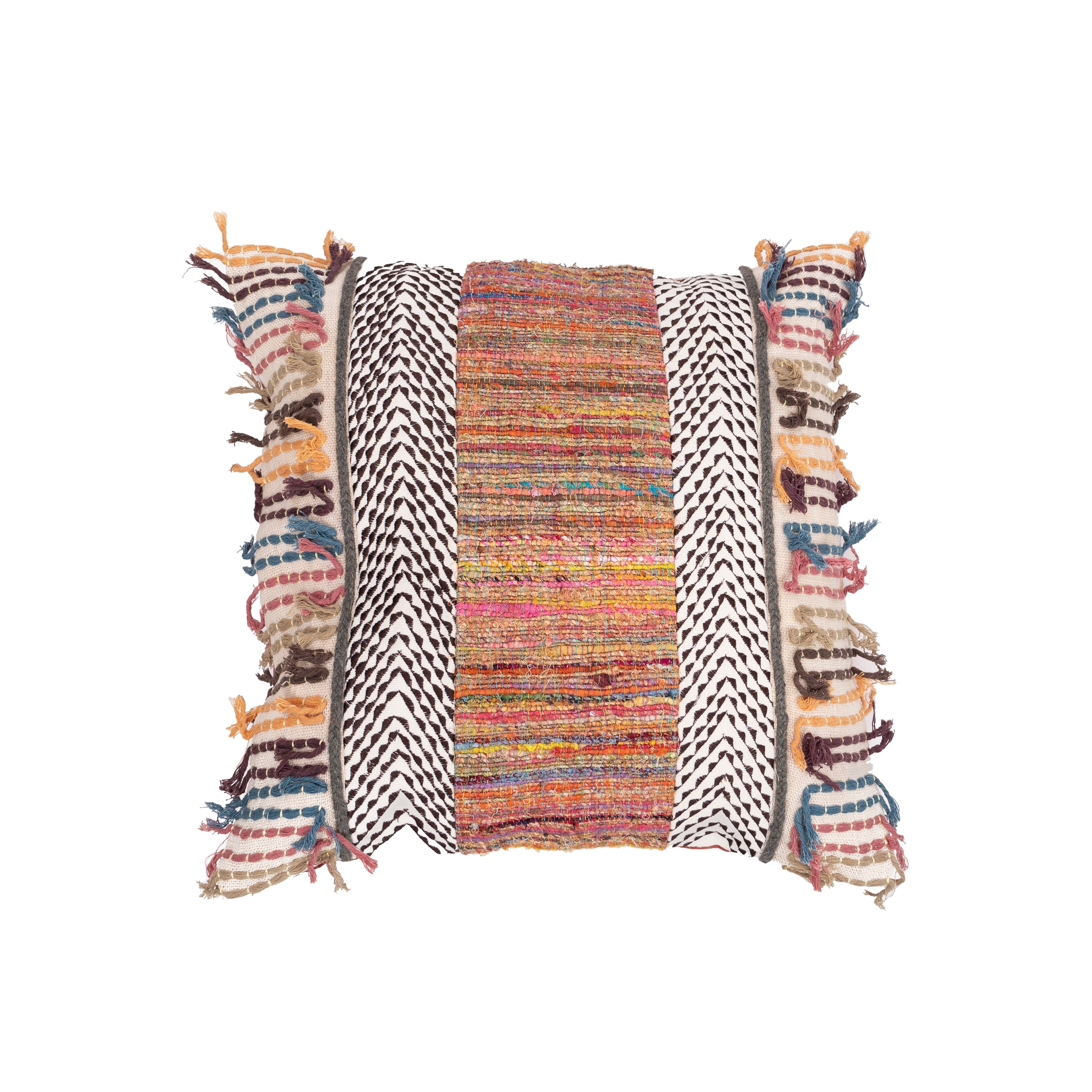 Hand woven cushion