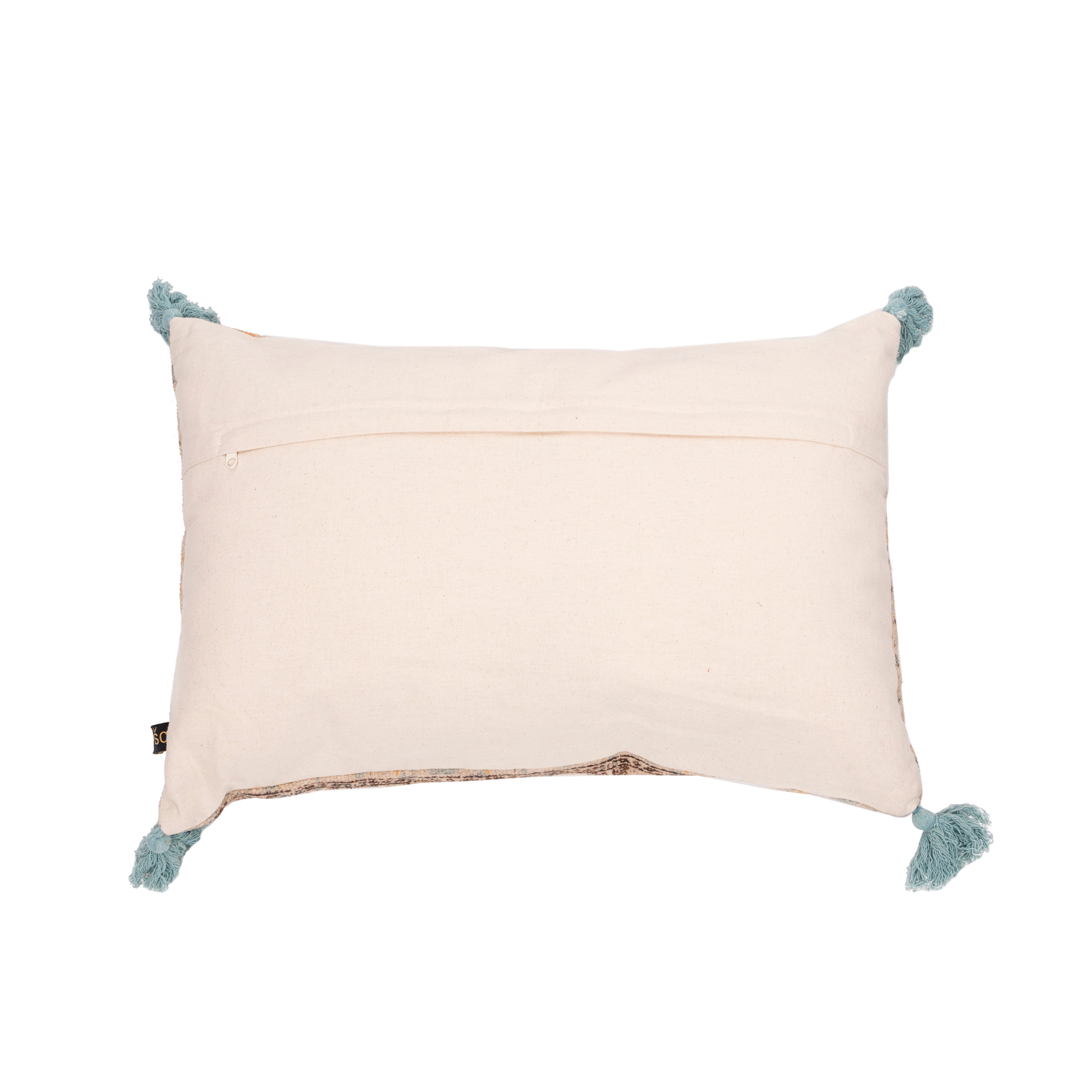 Printed boho cushion