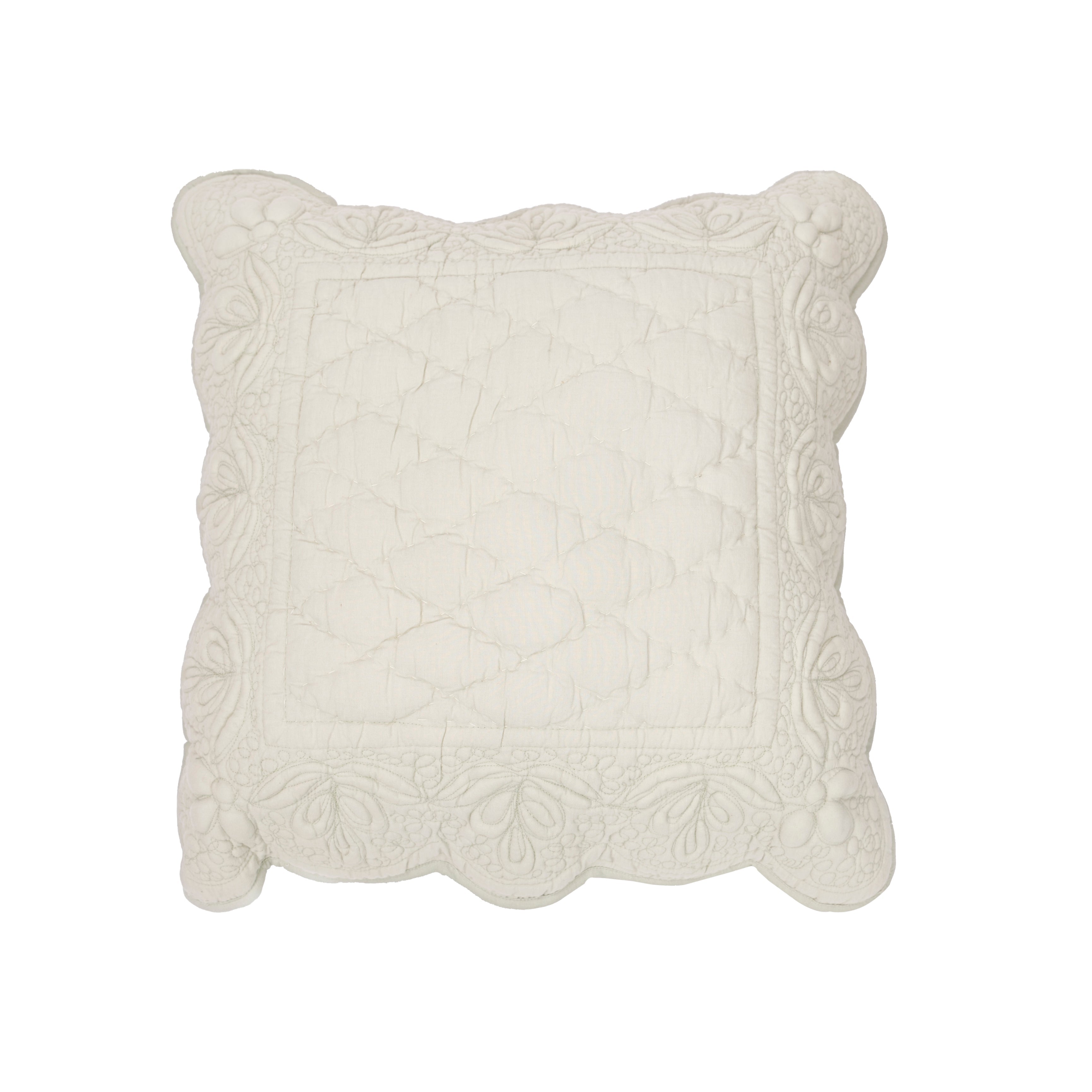 Scalloped cushion