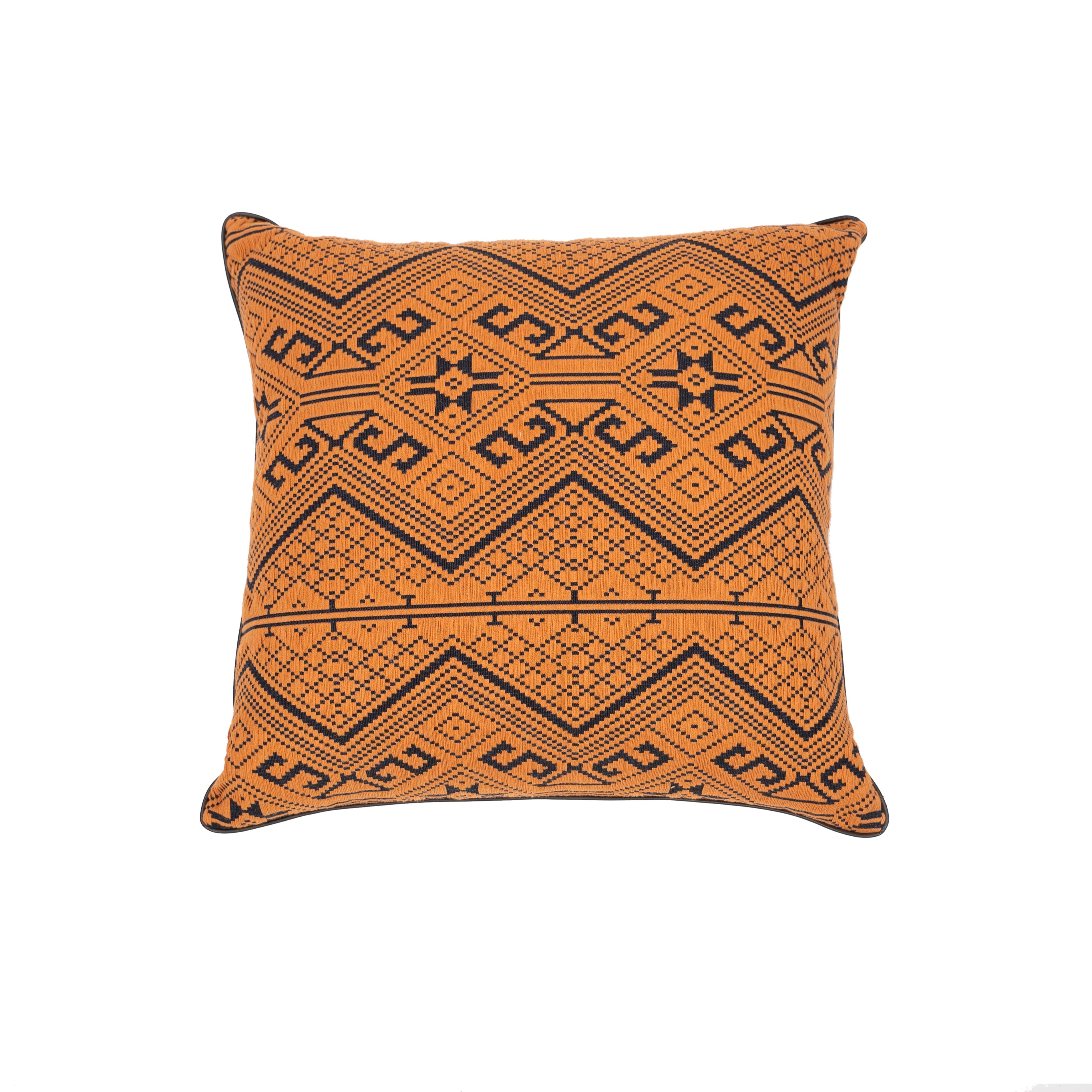 Hand woven cushion