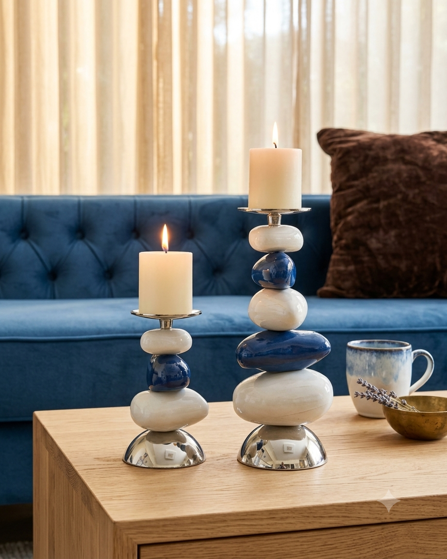 Monolith Stack Candle Stands
