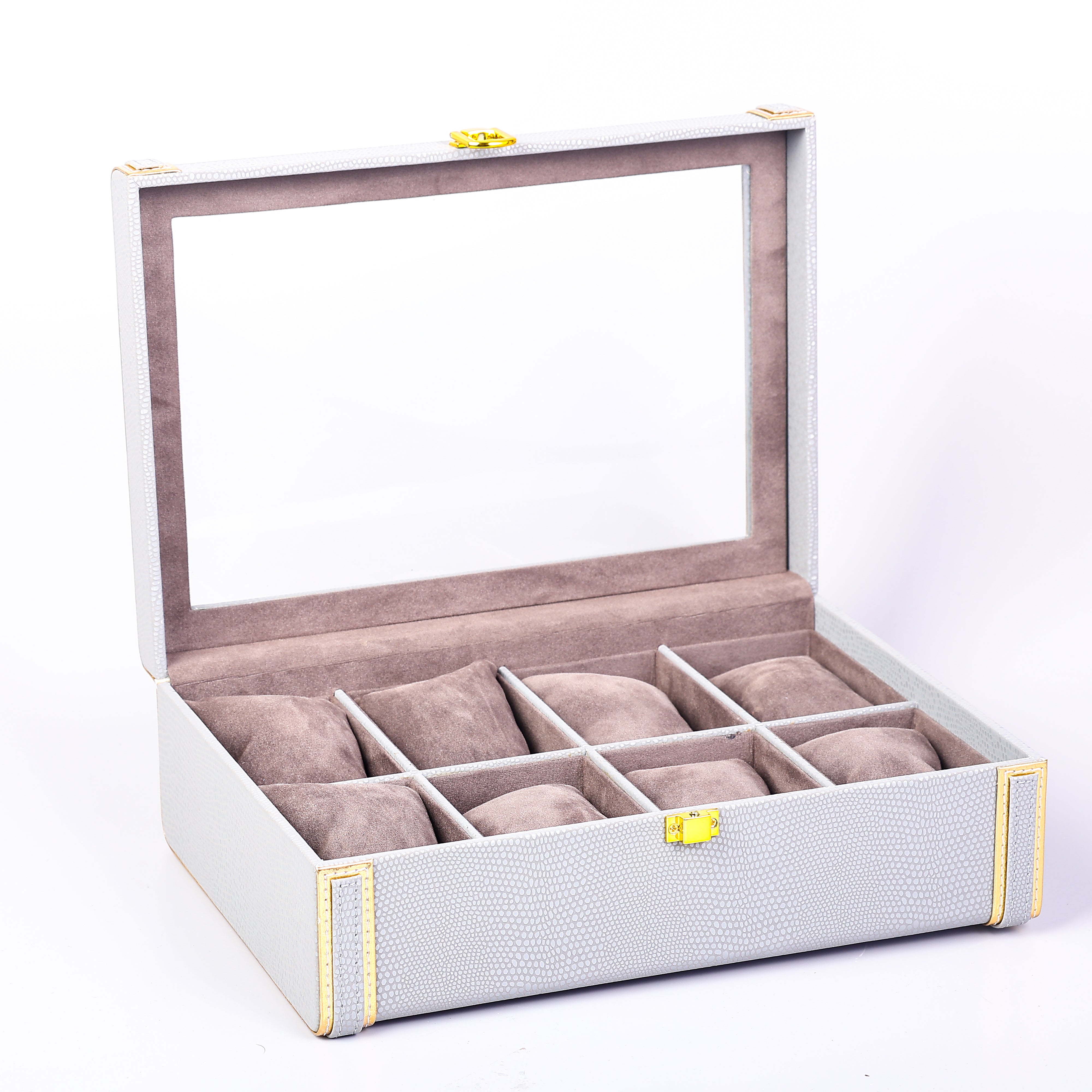 Leather watch box