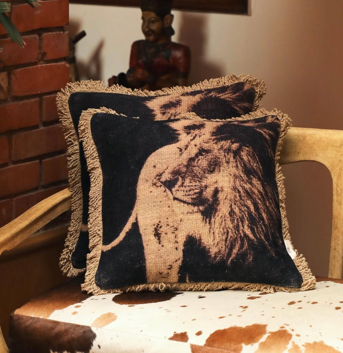 Jute cushion