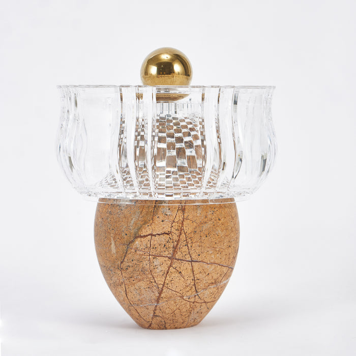 Marble Nut Bowls - Brown