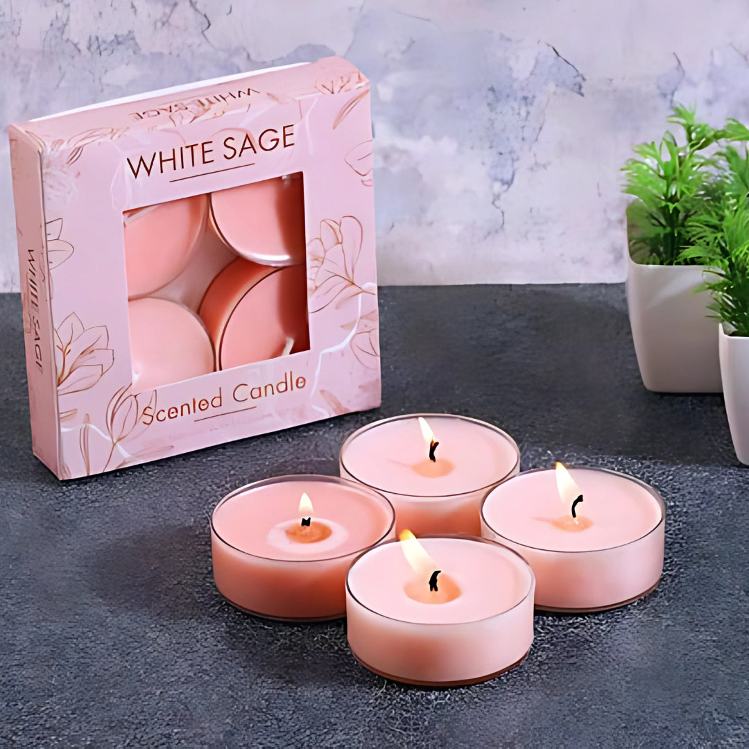 JUMBO TEALIGHTS PACK OF 4