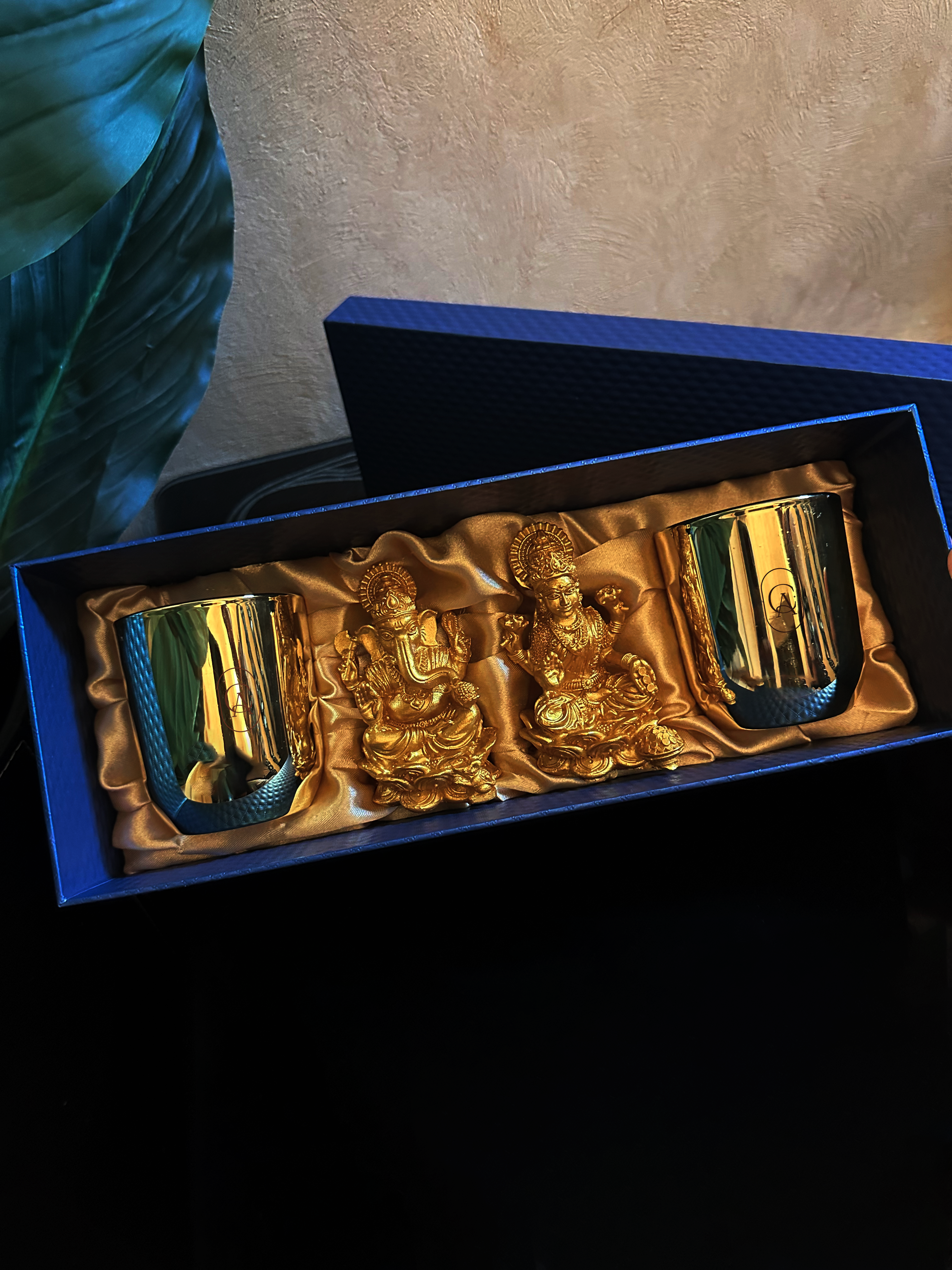 Luxury Laxmi Ganesh Candle Set