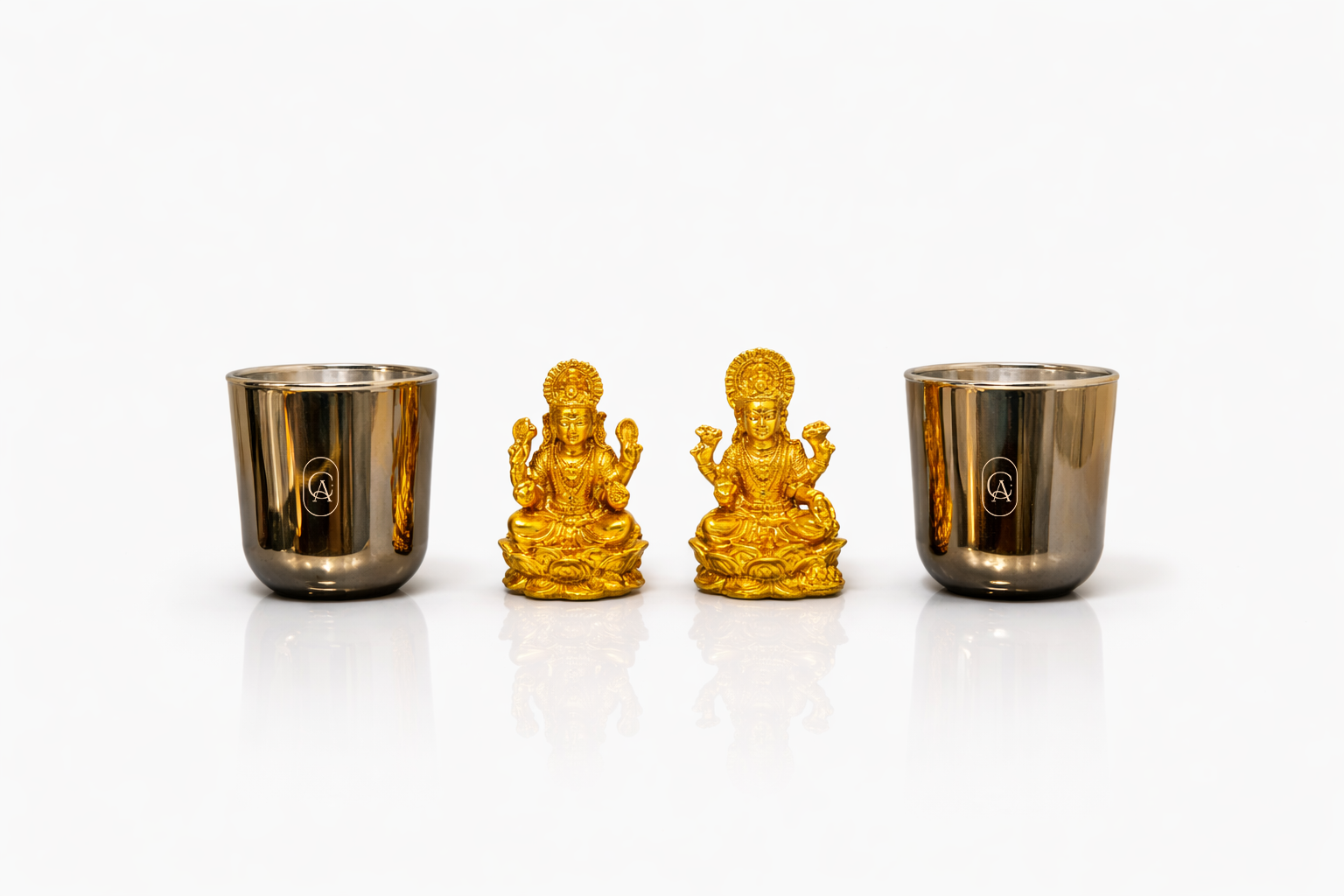 Luxury Laxmi Ganesh Candle Set