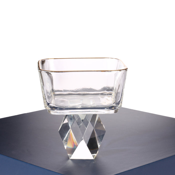 Square Crystal servers - Set of 6