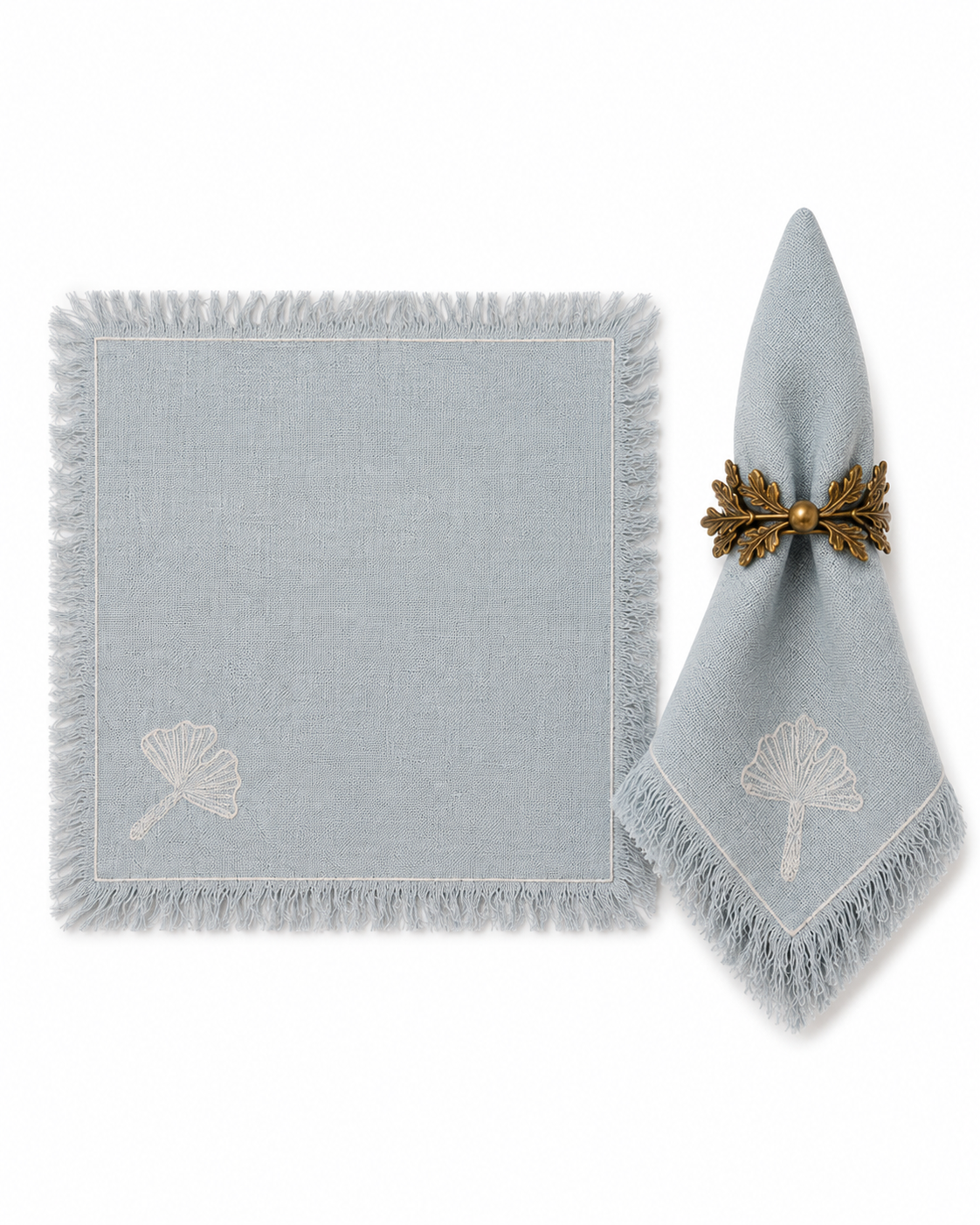 DINNER NAPKIN SOFT GREY (SET OF 4)
