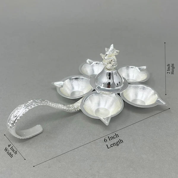 Panch Mukhi With Handle Diya