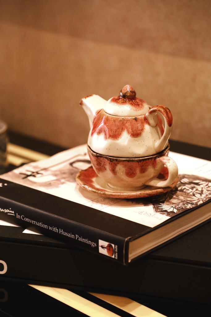 Volcanic Solo Kettle Cup Saucer Set.