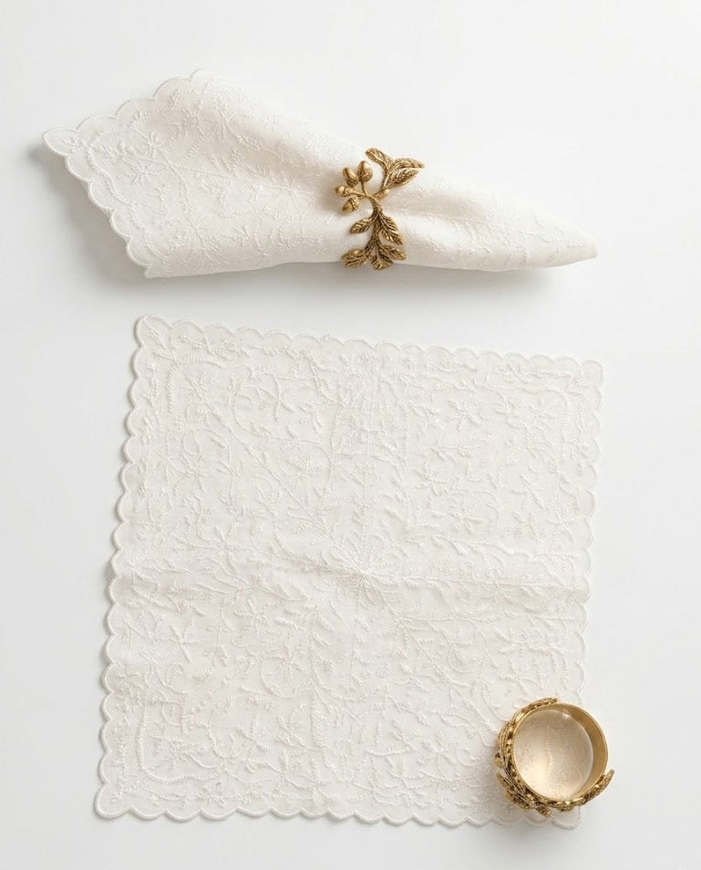 DINNER NAPKIN SOFT WHITE (SET OF 4)