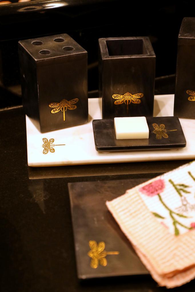 Dragonfly Bath Set of 4