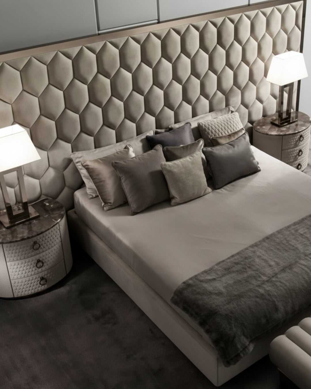 The Aurelius Quilted King Bed