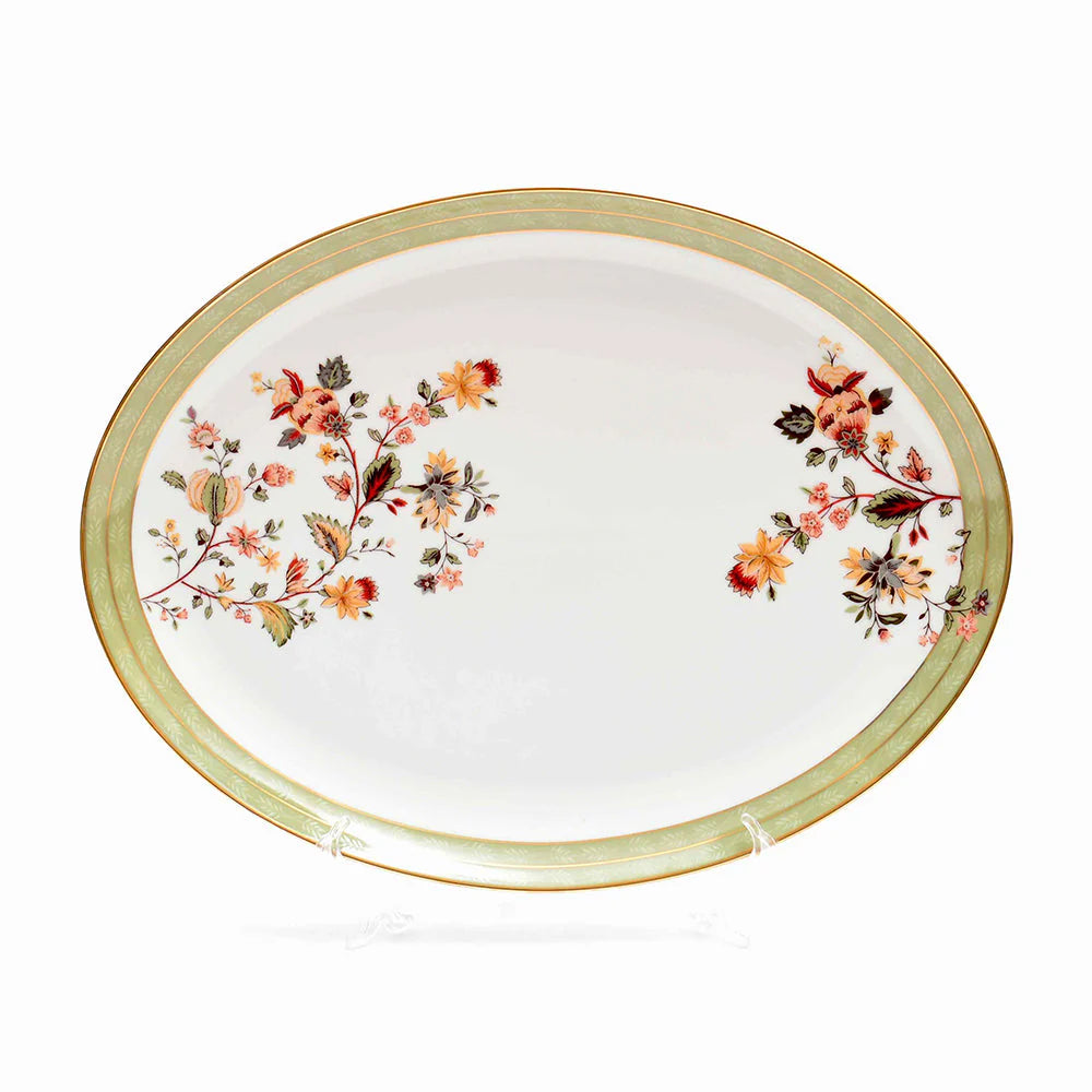 21 pc Dinner set | Green | Bloom