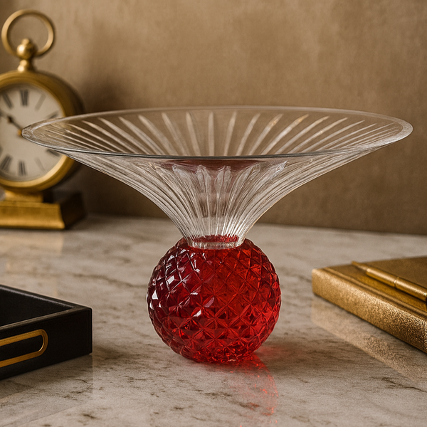 Celestial Decorative Bowl - Red