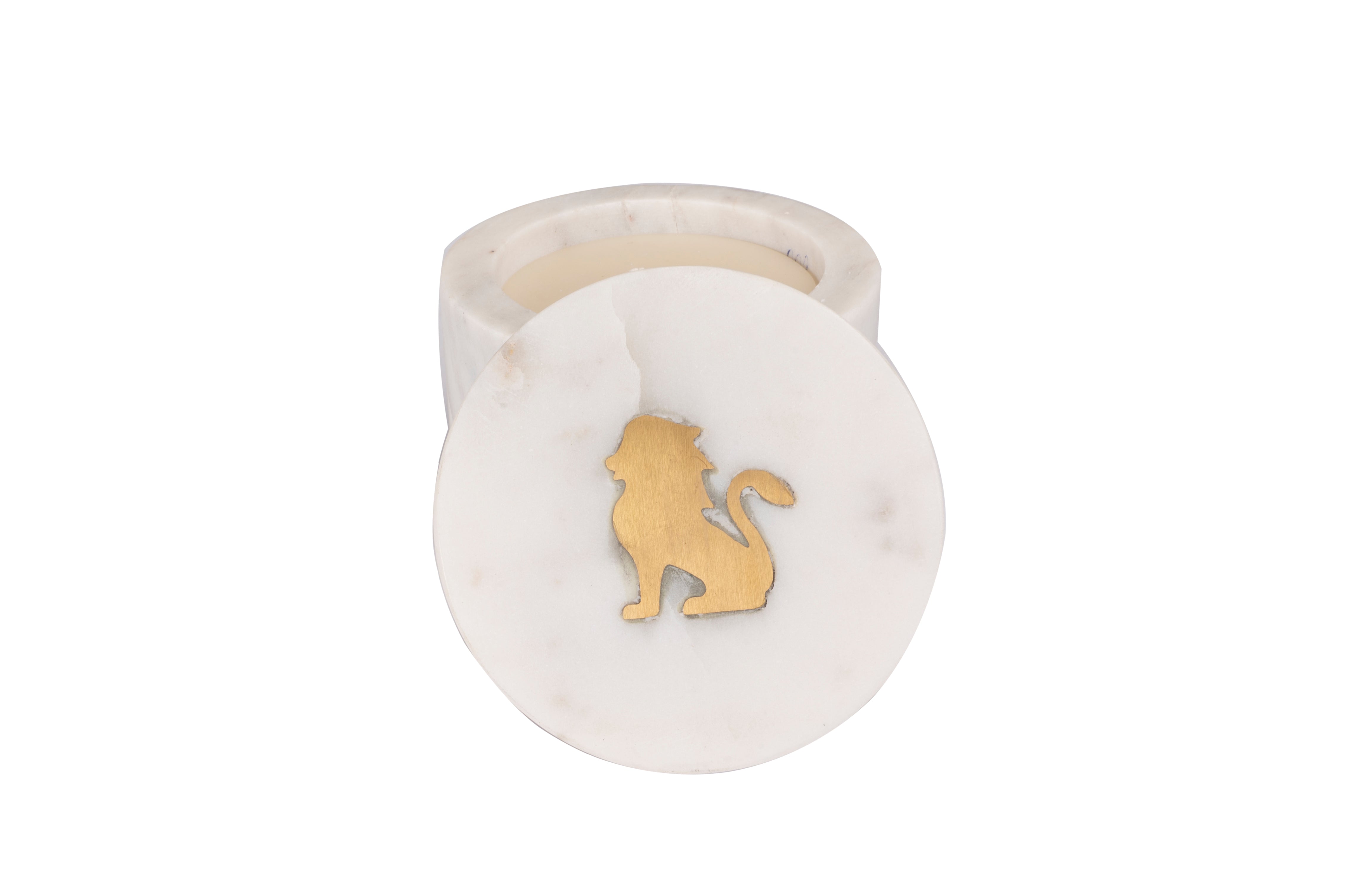 Butterfly Marble Candle