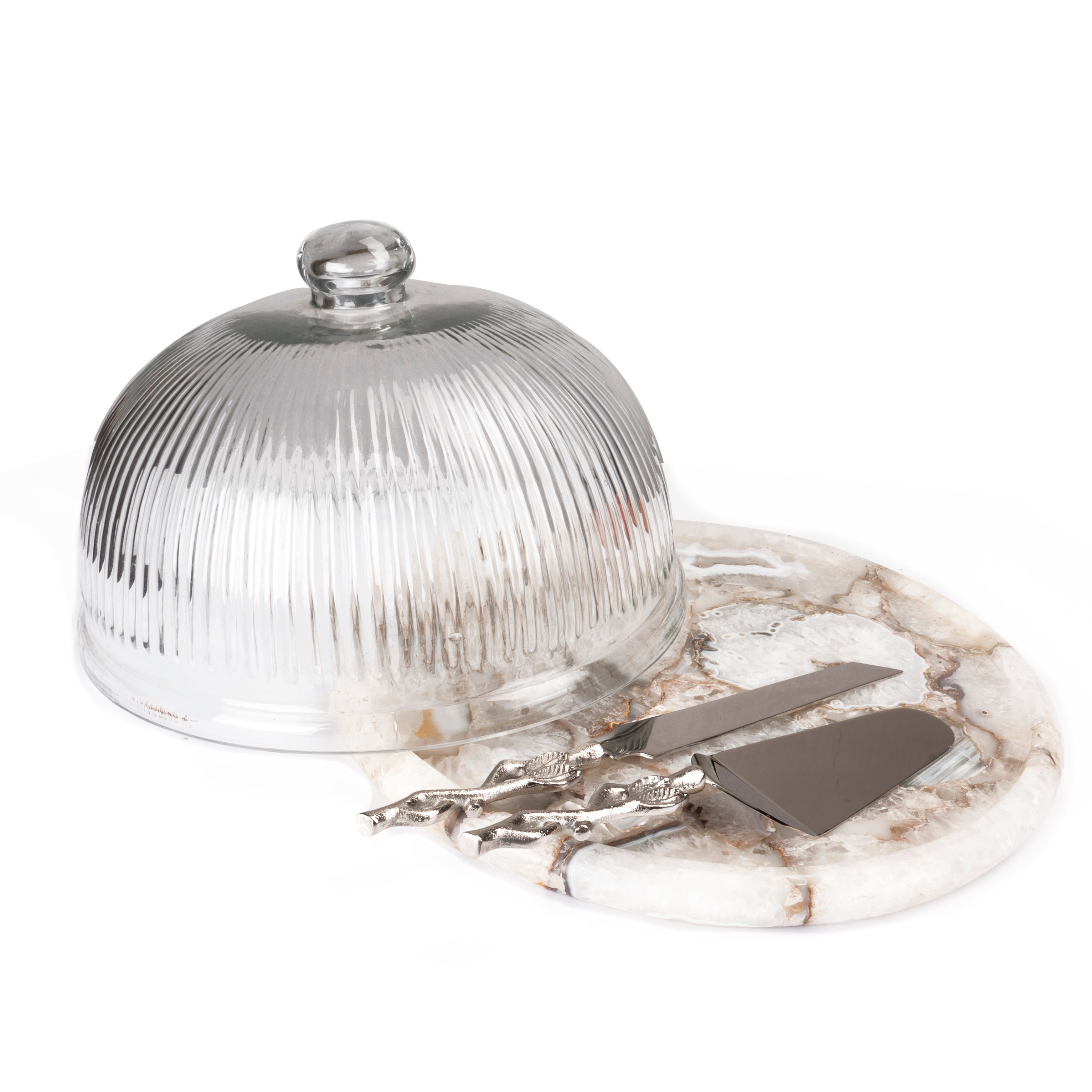 Marchesca round cheese / cake platter