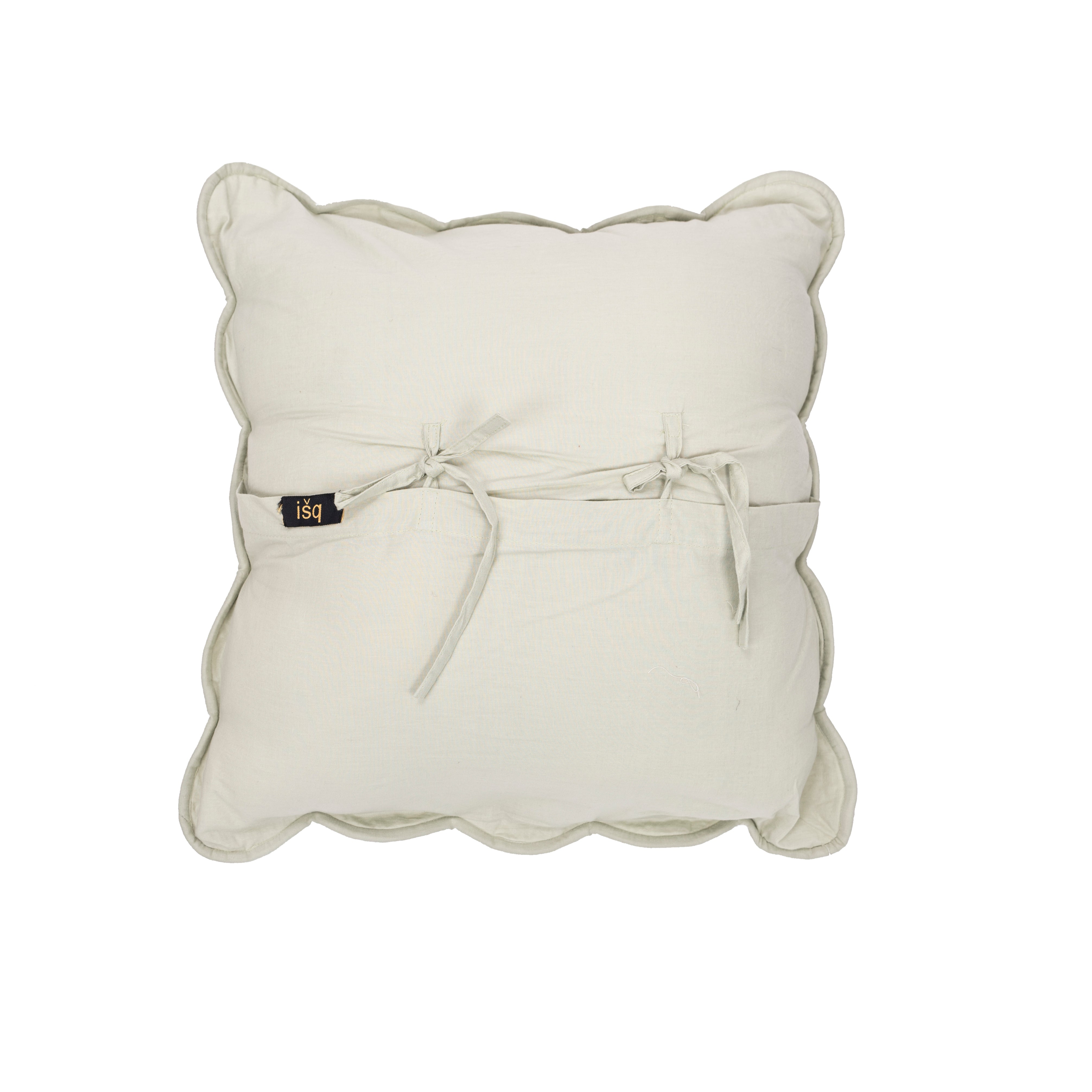 Scalloped cushion