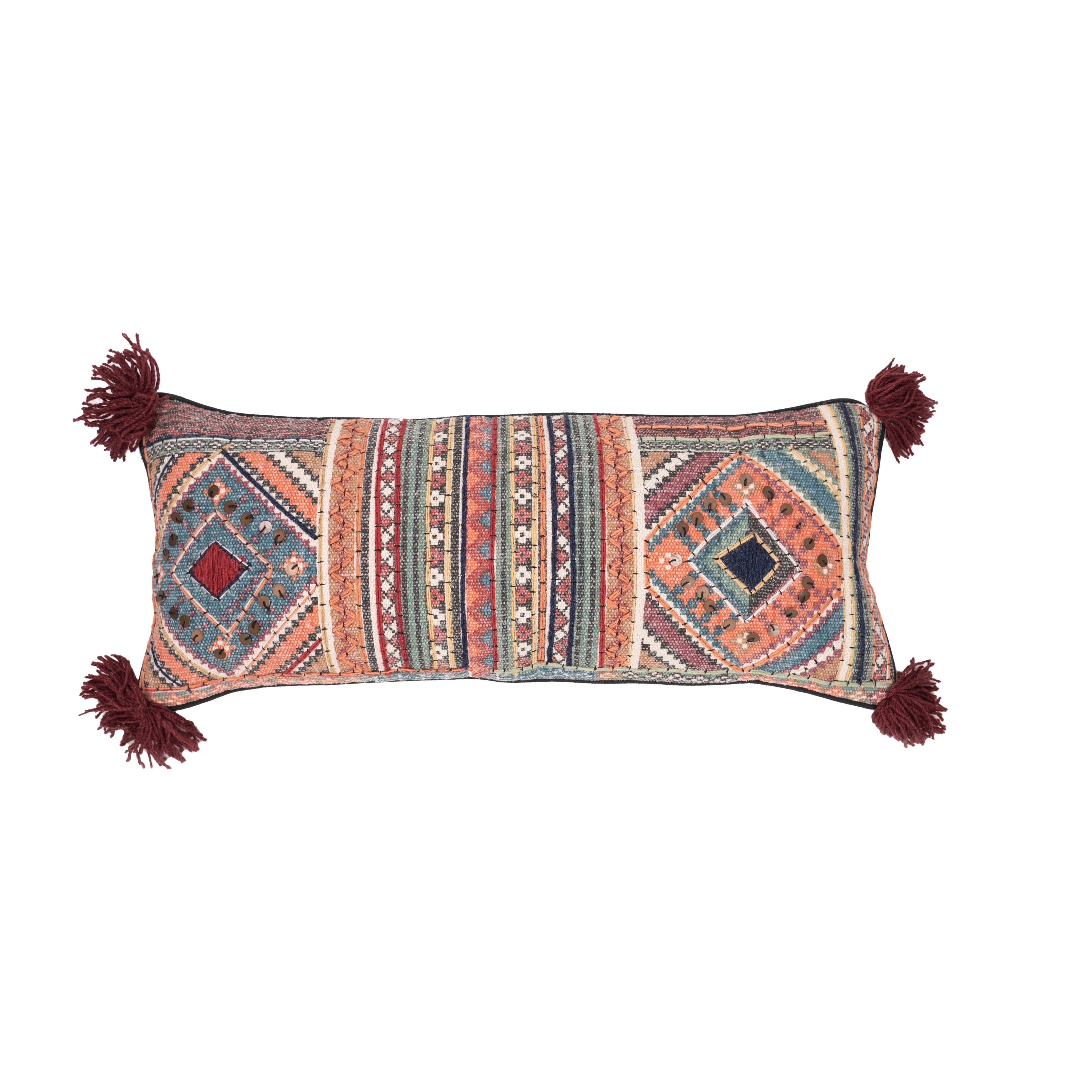 Aztec boho cushion