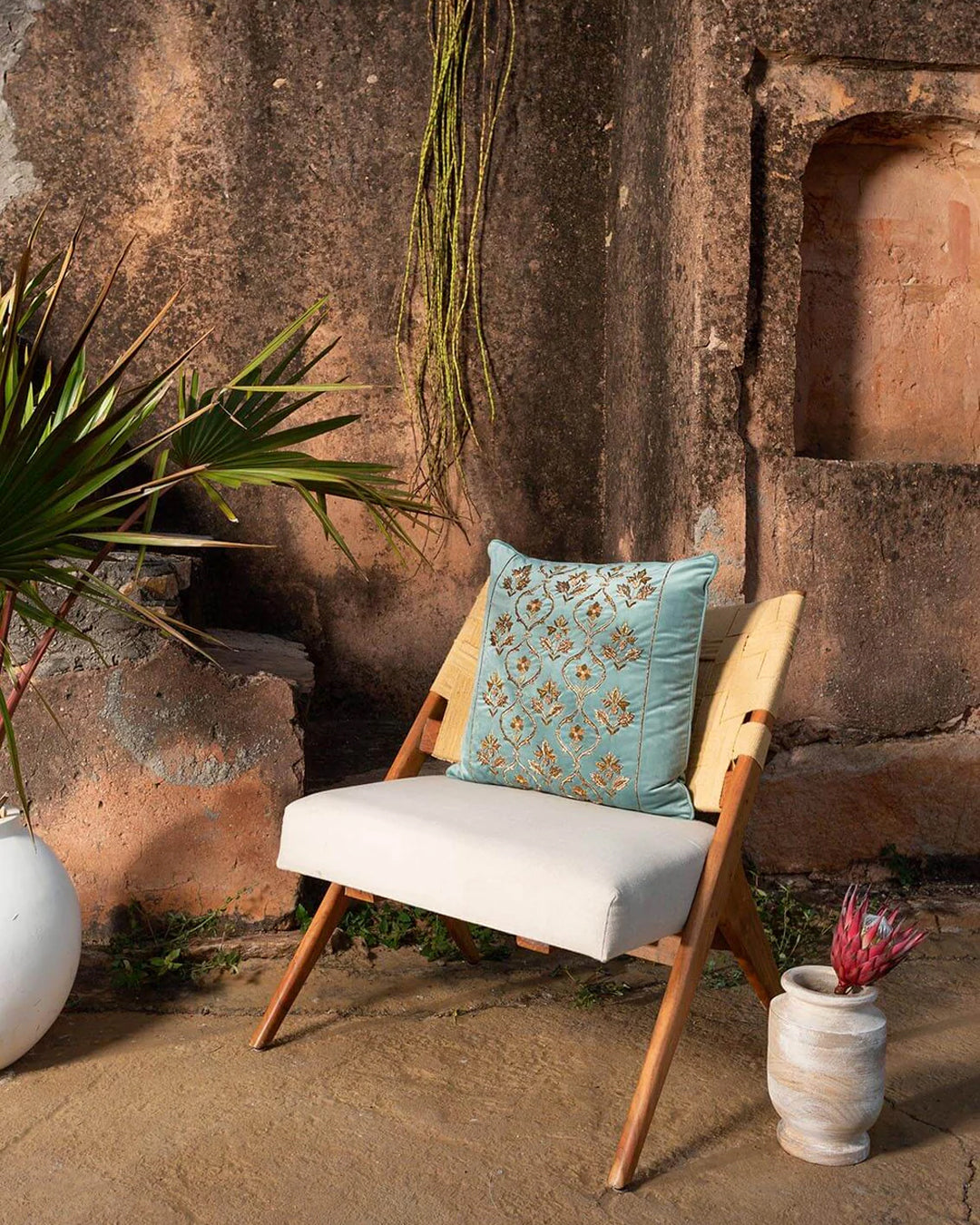 Gulzar Faberge Emroidered Cushion