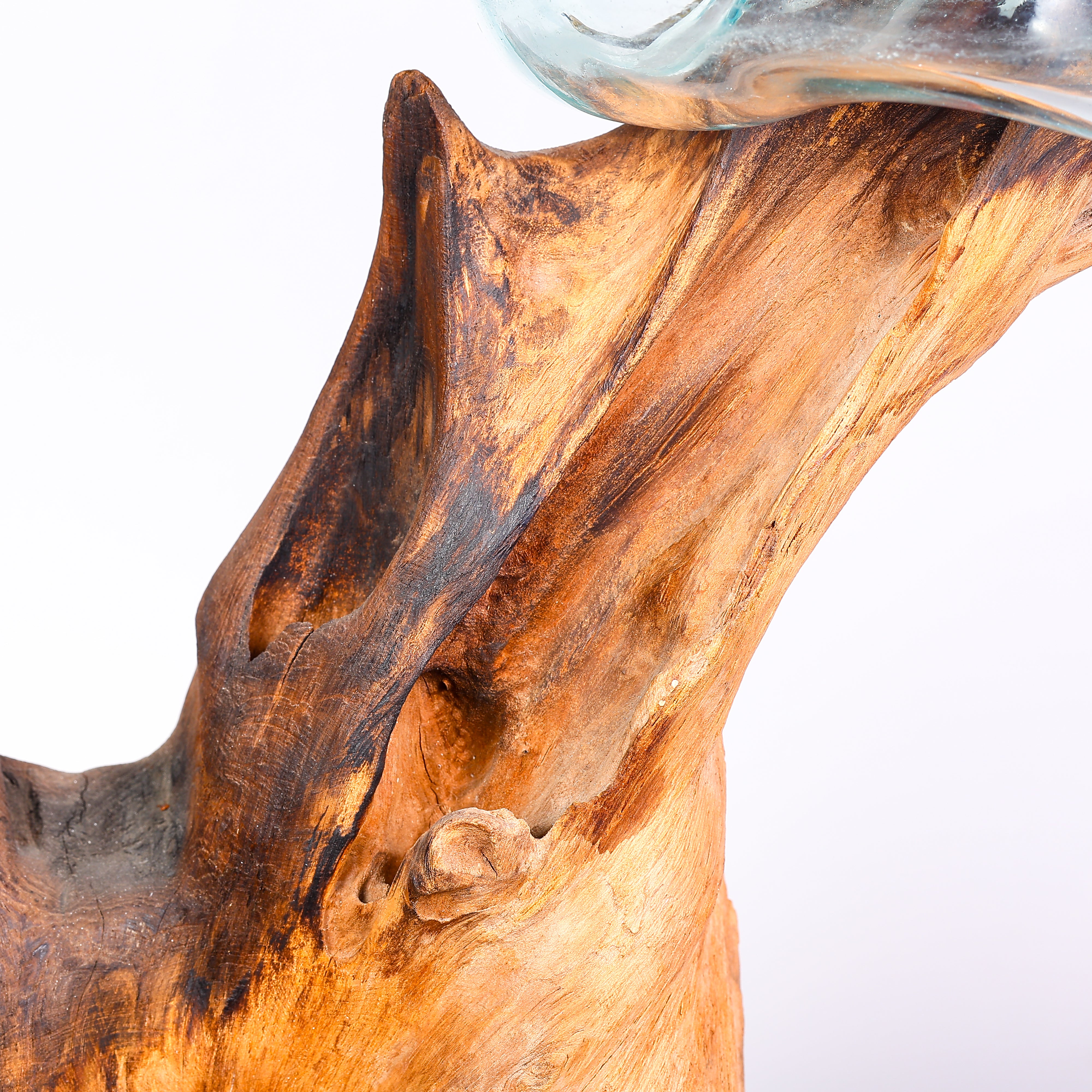 Big Bali lamp wood water drop