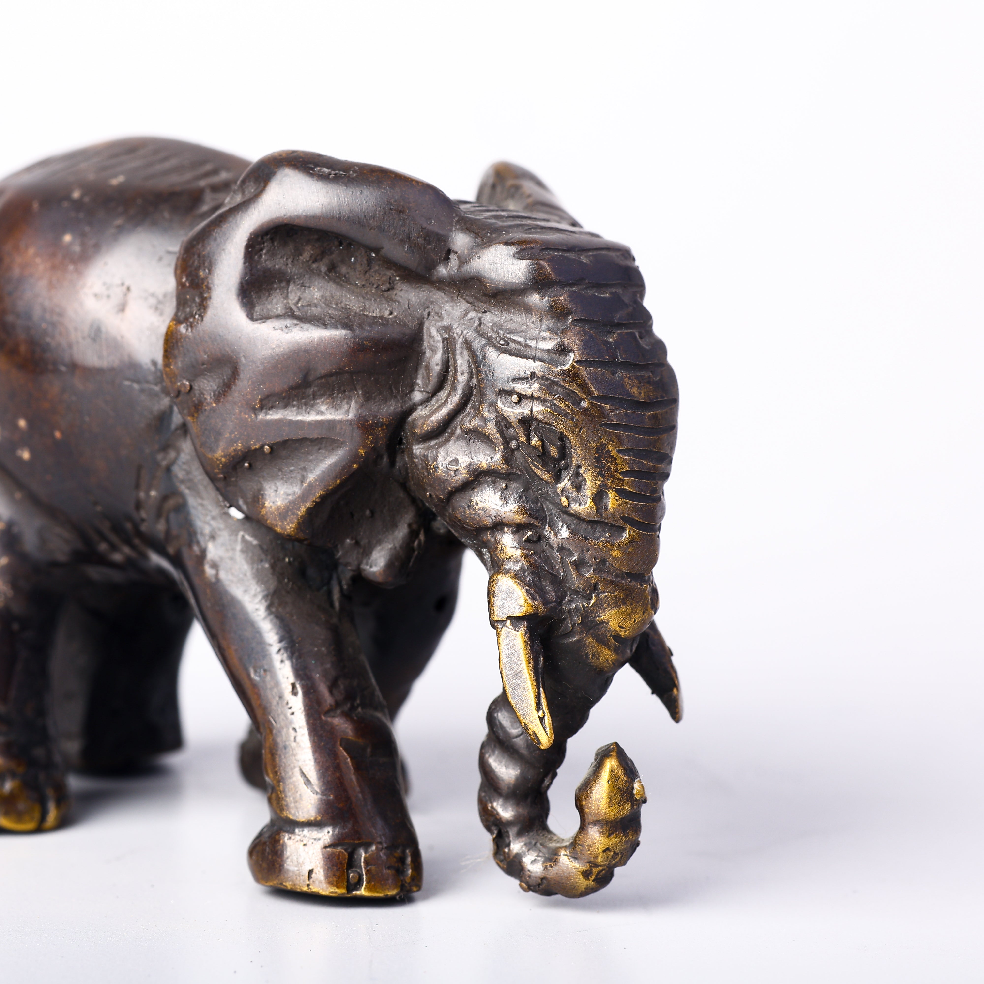 Bronze Black Elephant
