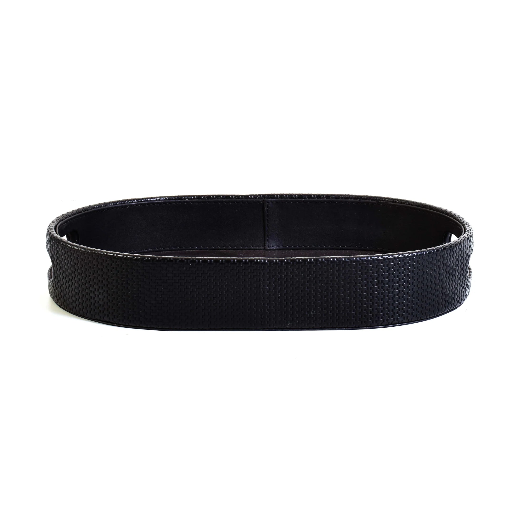 Leatherette Serving Tray Small | Black | Capsule