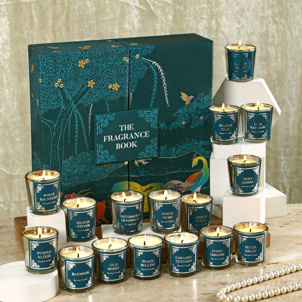 Fragrance Book Candle Set