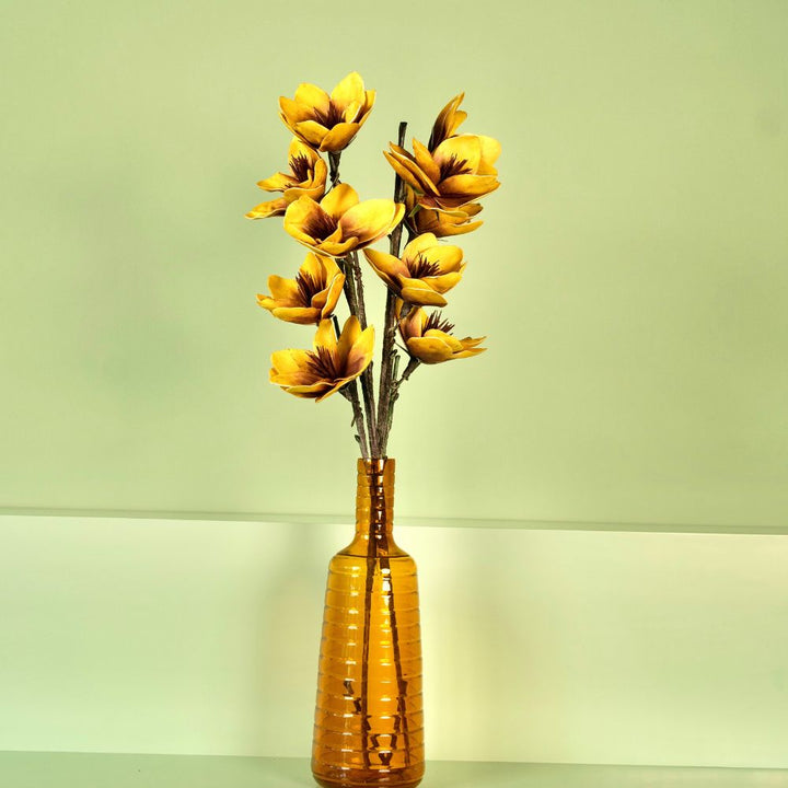 Amber Bottle Vase