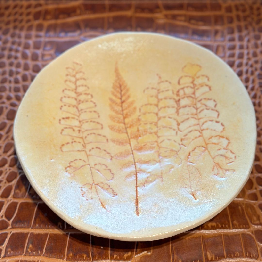 Leaf Print Platter