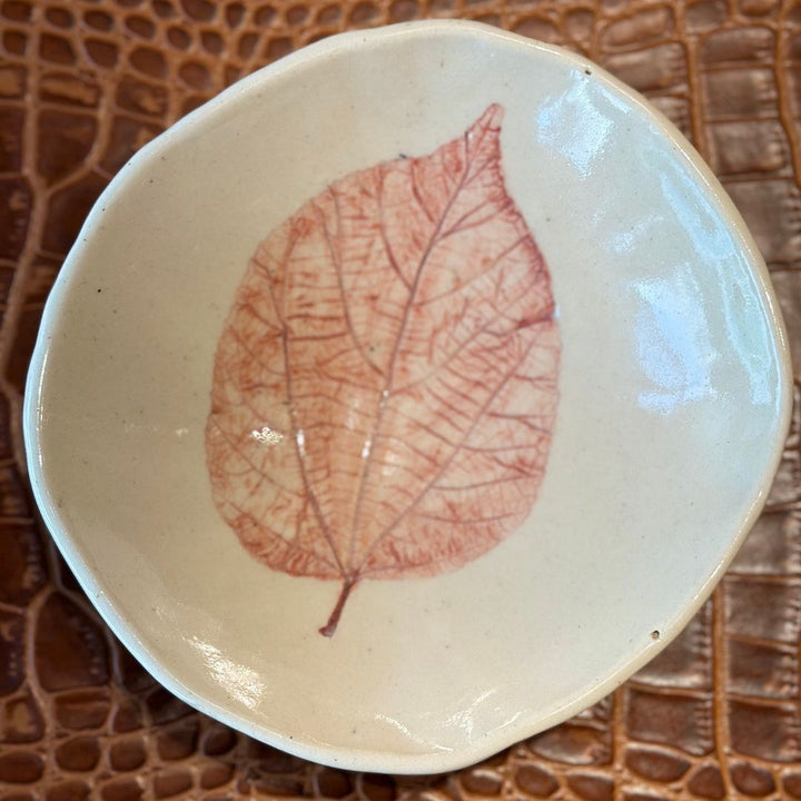 Leaf Print Platter