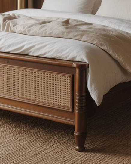 The Hampton Cane Heritage Bed