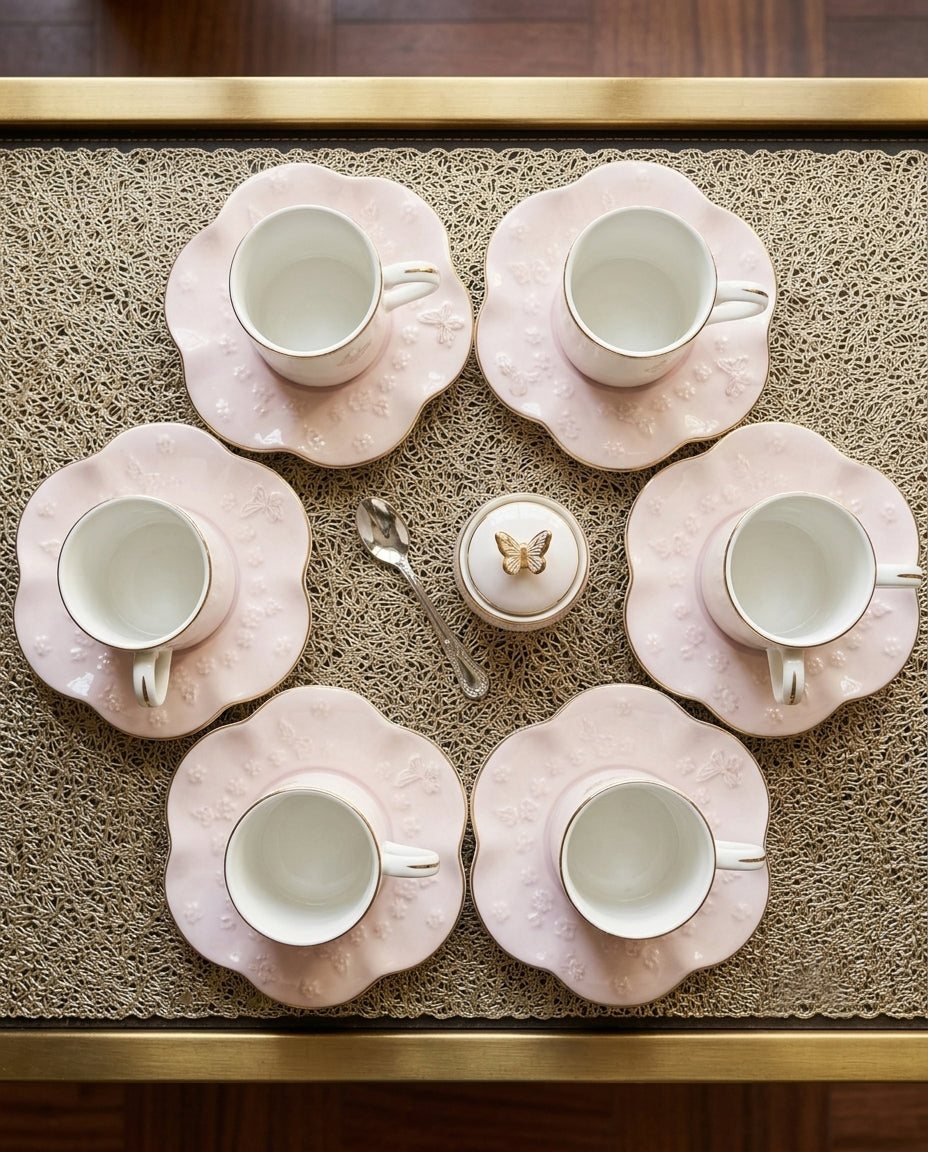 Papillon Bloom Tea Cup & Saucer Set