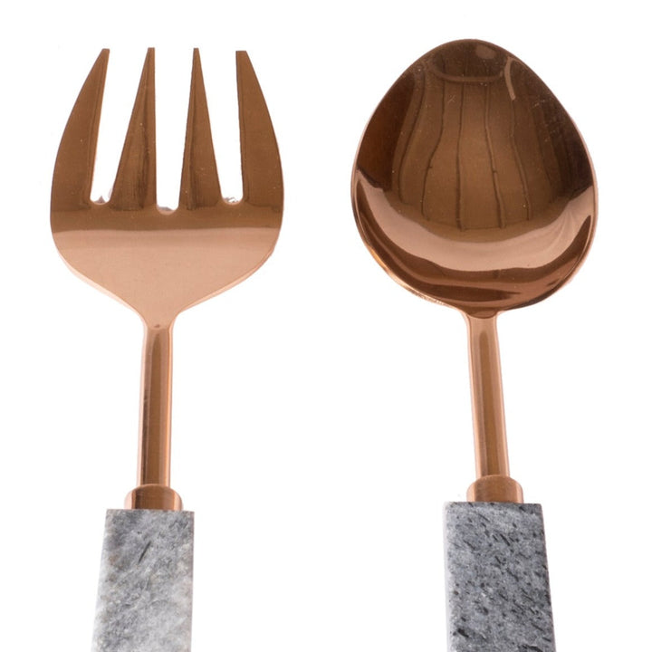 Oceanic Rose Gold Salad Server
